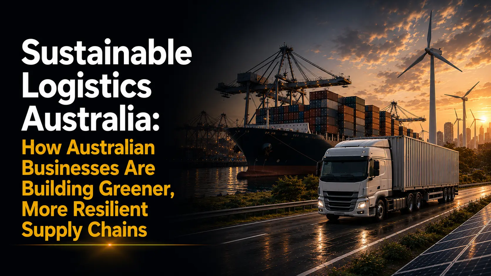 Sustainable Logistics Australia: How Australian Businesses Are Building Greener